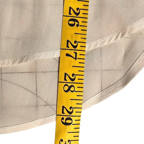 rag & bone Silk Blouse M – Minimalist Chic Neutral Capsule Wardrobe layering - Picture 10 of 11